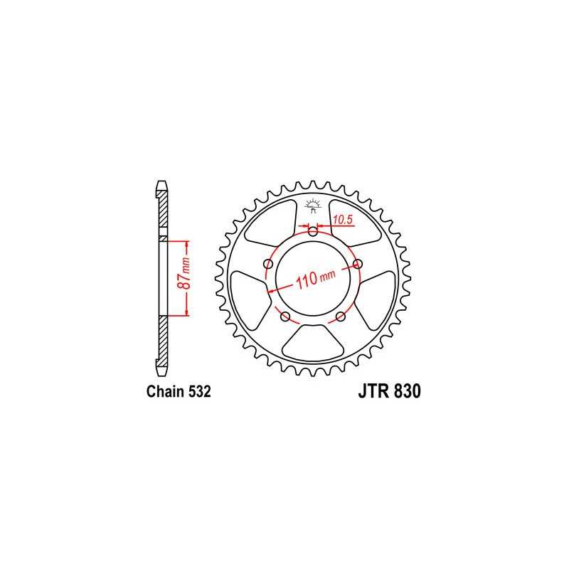 Ring, transmission, rear