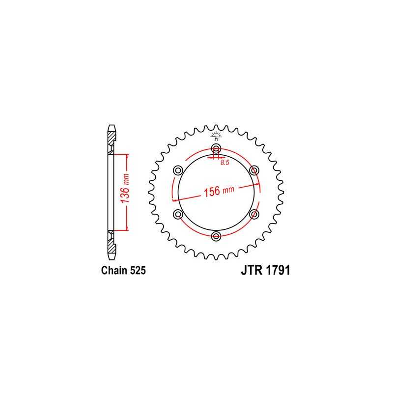 Ring, transmission, rear