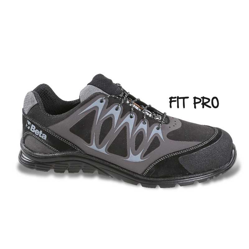 Micro-suede watertight sneakers