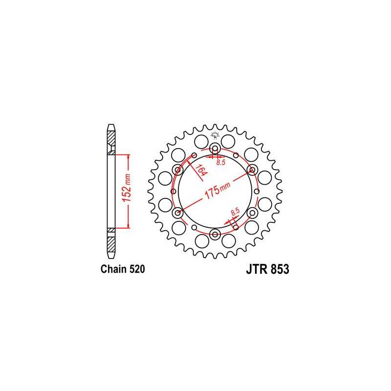 Ring, transmission, rear