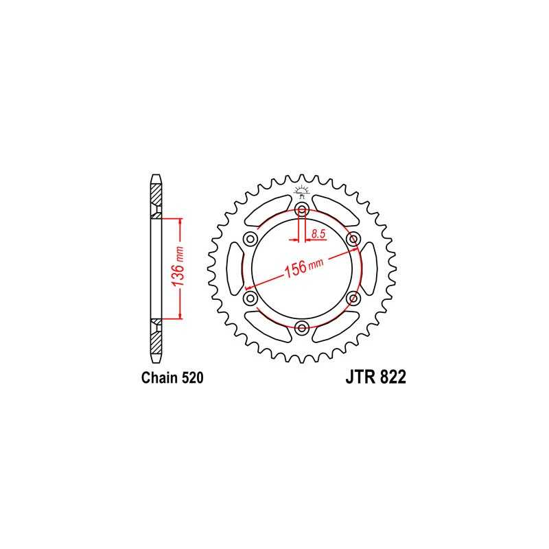 Ring, transmission, rear
