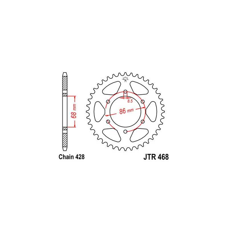 Ring, transmission, rear