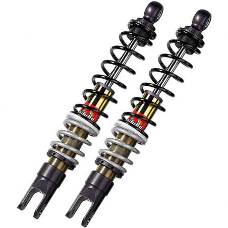 BITUBO Amortiguadores gas scooter muelle gris/negro SC161YGB02 60301
