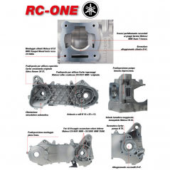 MALOSSI Carter motor completo MHR RC - one (YAMAHA) 5716668 89759