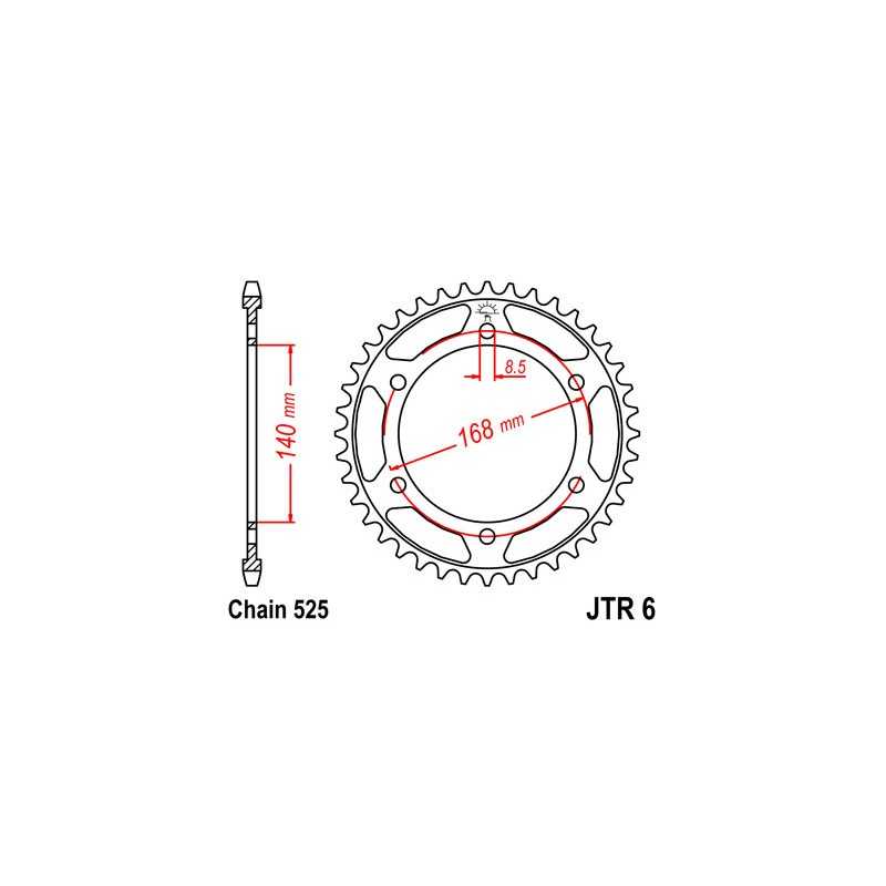 Ring, transmission, rear