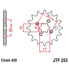 Pinion, attack, transmission front