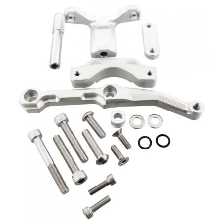 Steering damper mounting kit