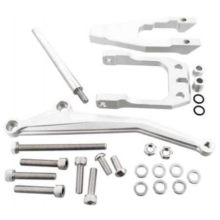 Steering damper mounting kit