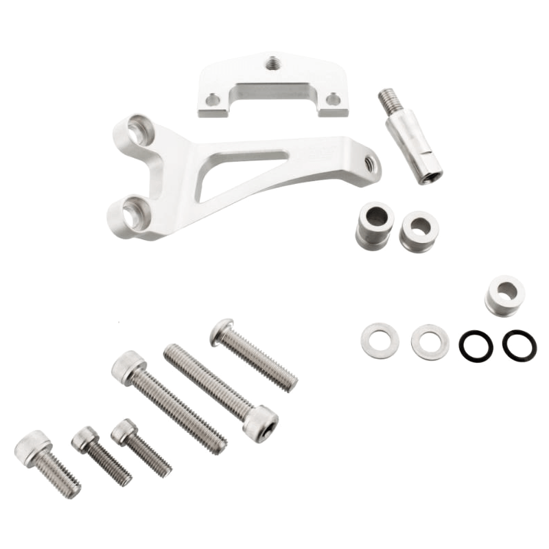 Steering damper mounting kit