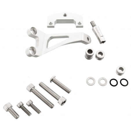 Steering damper mounting kit