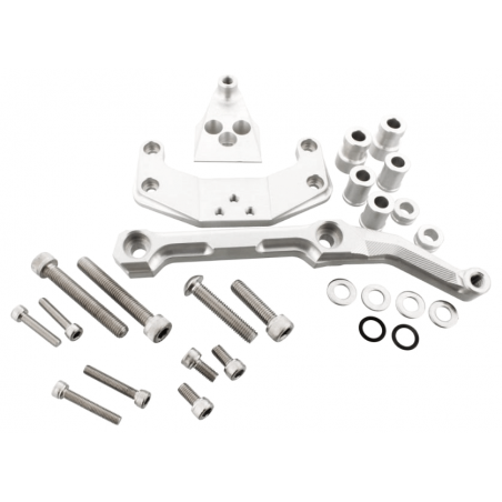 Steering damper mounting kit