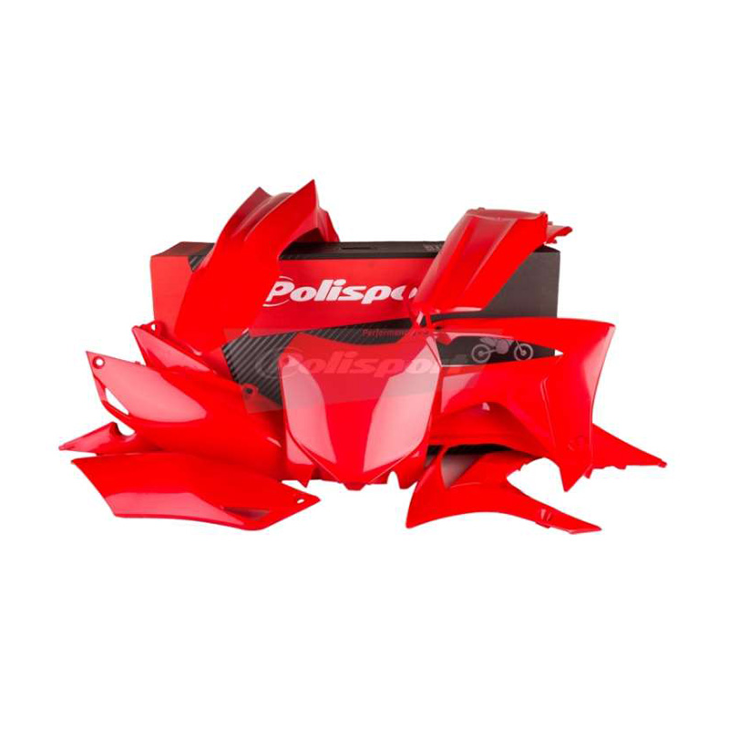 Red plastic complete fairing kit