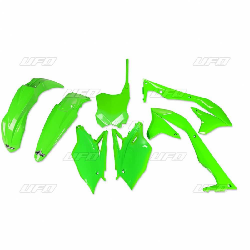 Complete plastic kit Kawasaki green fluor KAKIT223AFLU