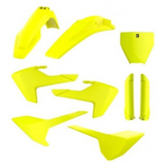 Complete plastic kit Husqvarna yellow fluor 90741