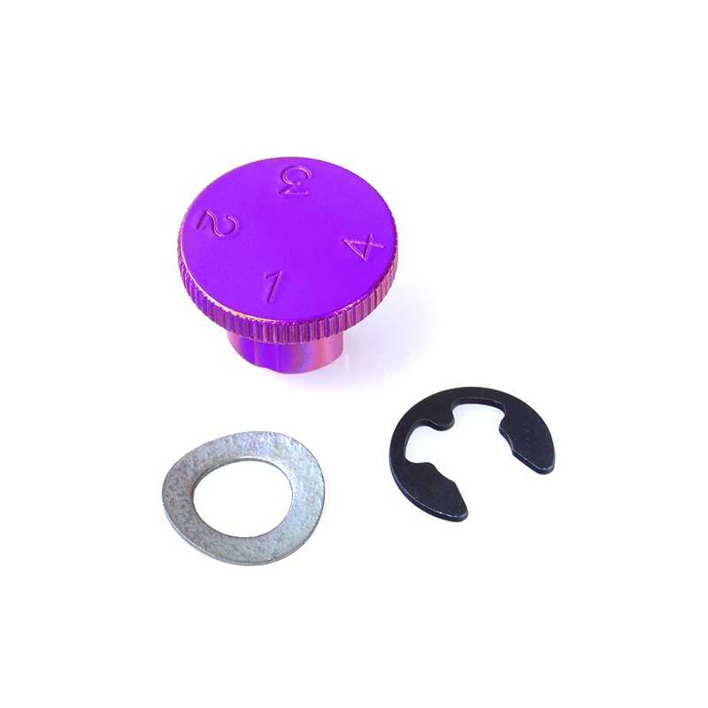 PRO-BOLT Regulador maneta 4 posiciones aluminio violeta LDA10P 42361