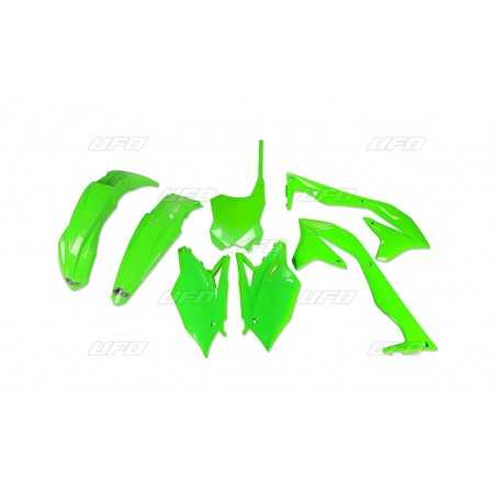 UFO Kit de plastica completo Kawasaki verde fluor KAKIT224AFLU 93214
