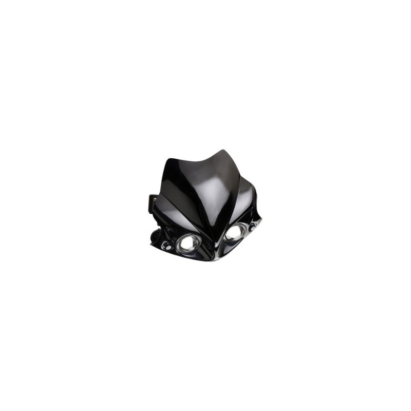 UNIVERSAL MASK WITH FRONT HEADLIGHT CAFE RACER SHADOW FOR MOTORCYCLES