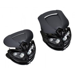 MASK OR SHIELD DUAL-LIGHT WITH TWO VISORS 155 AND 265MM NOT APPROVED