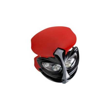 PUIG Careta con luz Placa Bifaro Universal TT 1626