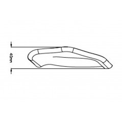 PUIG FRONT PLATE ABS 3812