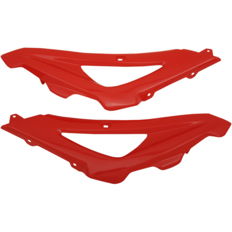 UFO Plasticos laterales radiador superior HU03321 Color Rojo 41258