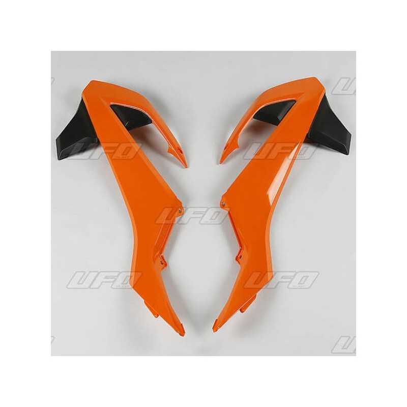 Orange / Black Radiator Side Plastics KT04073-999