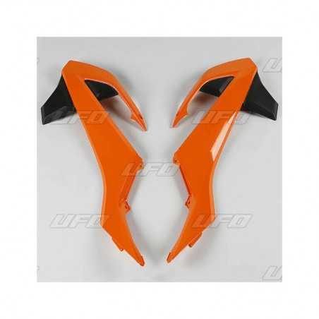 Orange / Black Radiator Side Plastics KT04073-999