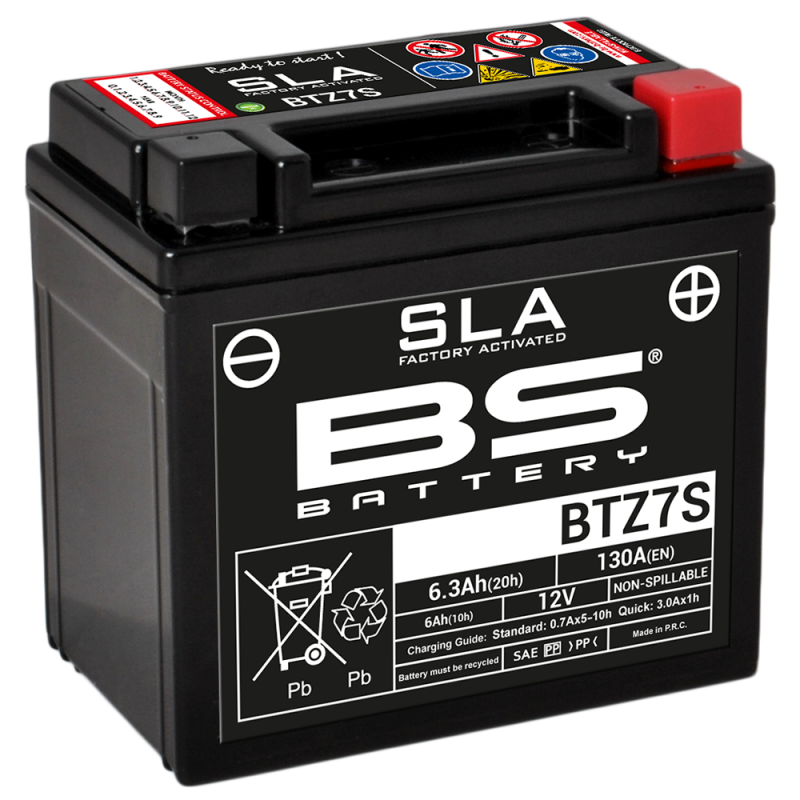 BS BATTERY BATERIA SLA BTZ7S (FA) 36073