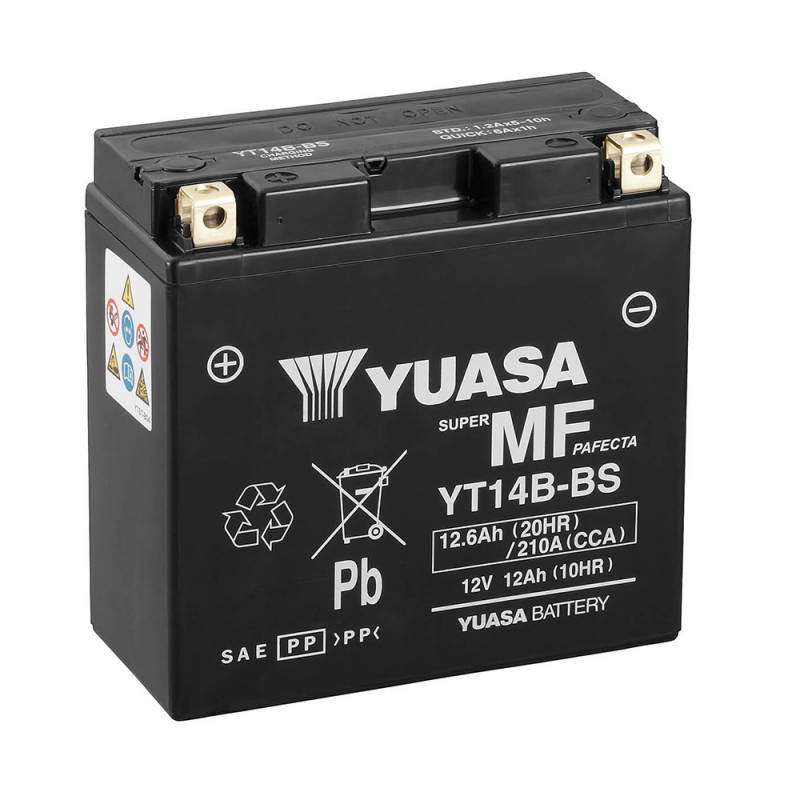 YUASA BATTERY YT14B-BS Combipack (con electrolito) 61350