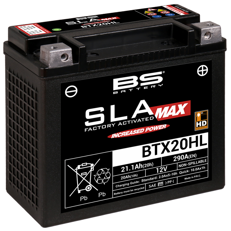 BS BATTERY BATERIA SLA MAX BTX20L (FA) 37946
