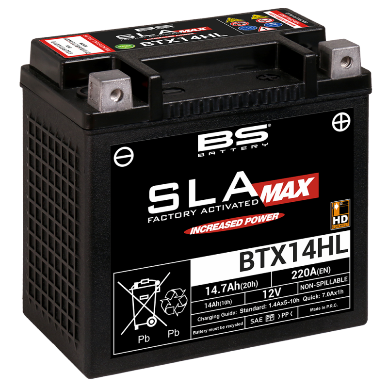 BS BATTERY SLA MAX BTX14L (FA) 37945