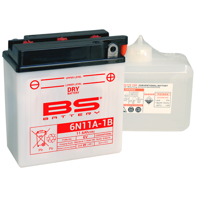 BS BATTERY BATERIA 6N11A-1B 14840