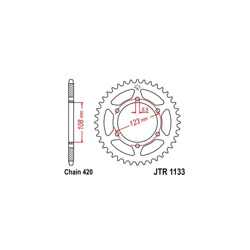 Ring, transmission, rear