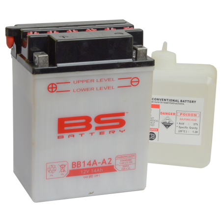 BS BATTERY BATERIA YB14A-A2 (fresh pack) 29386