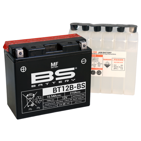 BS BATTERY BATERIA BT12B-BS 14870