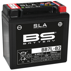 BS BATTERY SLA Max for motorcycles with large engines and electronic devices 35849