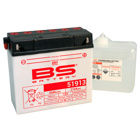 BS BATTERY BATERIA 51913 fresh pack 29420