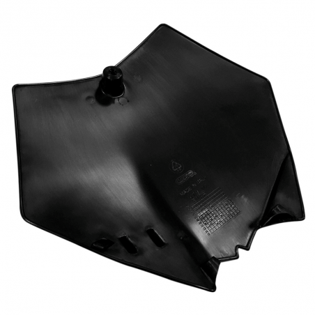 UFO Portanúmeros delantero Negro KT03093-001 y placa matrícula delantera negra KTM 48508