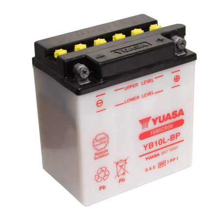 YUASA BATTERY YB10L-BP Dry charged (sin electrolito) 61334