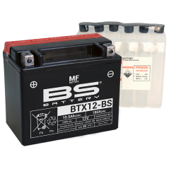 BS BATTERY Batería BTX12-BS de 12V y 10.5AH sin mantenimiento la marca 14449