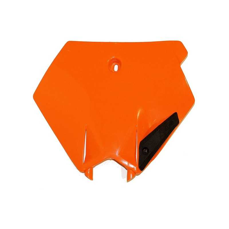 Front number plate KT03075-127 Color Orange