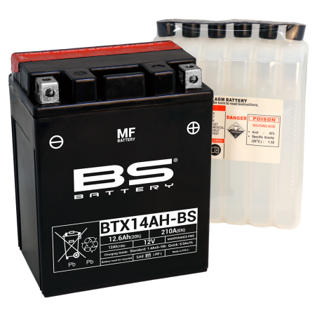 BS BATTERY BATERIA BTX14AH-BS 14430