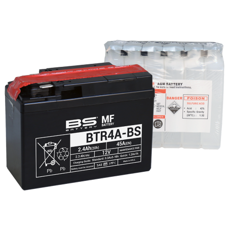 BS BATTERY BATERIA BTR4A-BS 15259