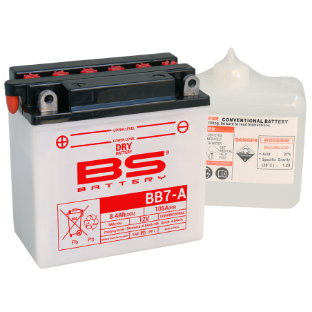 BS BATTERY BATERIA BB7-A fresh pack 29418