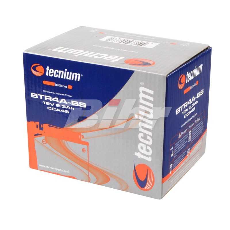TECNIUM Batería BTR4A-BS sin mantenimiento de 12V para motocicletas y reemplaza a modelos YTR4A-BS 329795