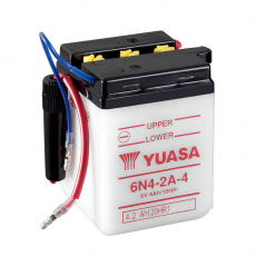 YUASA Batería 6N2-2A-4 Dry charged - Reemplaza YB9L-A2 6V 2.1Ah 61406