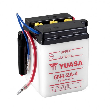 YUASA Battery 6N2-2A-4 Dry charged - Replaces YB9L-A2 6V 2.1Ah 61406