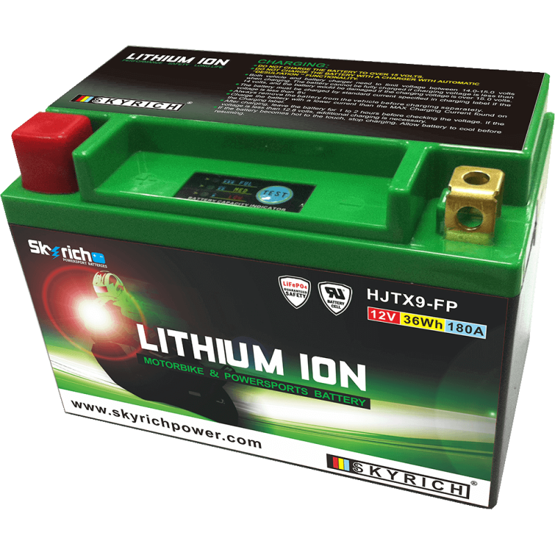 SKYRICH Bateria de litio con indicador carga LITX9 327104