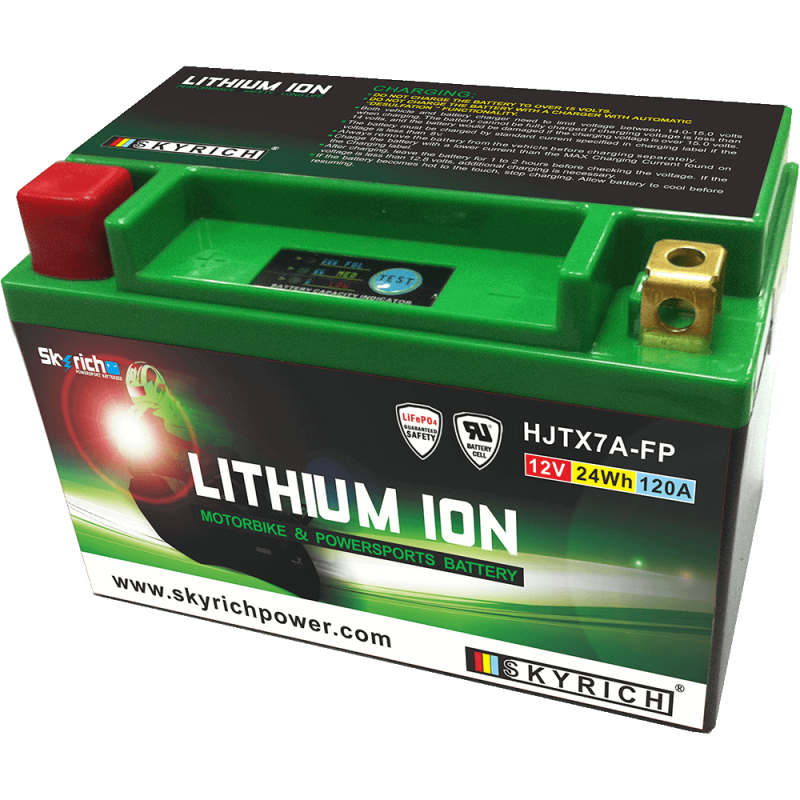 SKYRICH Bateria de litio con indicador carga LITX7A 327108