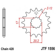 Pinion, attack, transmission front